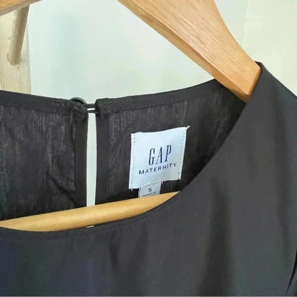 GAP Black Maternity‎ Tiered Dress Size Small - Picture 5 of 6
